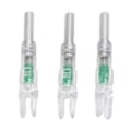 Miniatyrbillede 5 af 8: 3 stk. bueskydning oplyste nocks plast automatisk med switch 6,2 mm indre diameter bueskydning nock hale til natjagt grøn