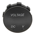 Miniatyrbillede 1 af 5: Spændingsmåler Universal Voltmeter Digital Display Vandafvisende LED Grøn Farve kompatibel med 12V-24V DC Ca