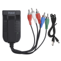 Miniatyrbilde 1 av 8: Z10AS RGB Komponent HDMI-kompatibel Video R/L Lyd til YPBPR Konverter Adapter Plug and Play