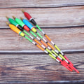 Miniatyrbilde 7 av 8: 5 STK Multifarge Balsa Wood Fishing Float Bobber Bite Indikator fiskeutstyr (3+2g)