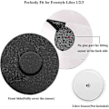 Miniatyrbillede 2 af 5: Freestyle Libre Sensor Covers - Svedtætte CGM Sensorer Klæbende Plastre (Gratis Forsendelse) Sort 20 stk.