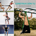 Miniatyrbillede 5 af 5: Stærk Latex Modstandsbånd til Pilates og Fitness Træning, Elasticitet til at Assistere i Pull-ups Hjemme, i Fitnesscenter, Generel Brug af Kroppen Grøn