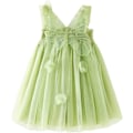 Miniatyrbillede 1 af 5: Sommerfuglevinge Tulle Prinsessekjole til Småbørn Piger 120CM - Grøn