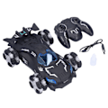 Miniatyrbillede 2 af 8: Fjernbetjent bil 360° Easy Drift 1:12 Seje forlygter Slidstærk stødsikker RC bil til børnSort