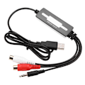 Miniatyrbilde 4 av 8: USB Audio Capture Recorder Card Konverterer platespillerkassetter til MP3/WAV
