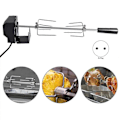 Miniatyrbilde 4 av 5: Rotisserie-sett i rustfritt stål, automatisk grillsett EU-plugg