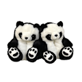 Miniatyrbillede 4 af 5: Panda Damessko Teddy Bear Hjemmesko
