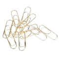 Miniatyrbillede 7 af 8: 2 æsker Simple Metal Pen Clip Notebook Bills Blyantholdere Papirclips Papirværktøj (Guld)