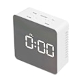 Miniatyrbild 2 av 5: LED Spegel Väckarklocka med Temperatur Datum Tid Visning Snooze Funktion för Sovrum Vardagsrum Kontor