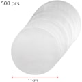Pikkukuva 2 / 5: Burgerpihvi Paperi Setti 500 Arkkia Pyöreä Leivinpaperi Ø 11 cm Vahapaperi, Tarttumaton Erotuspaperi Hampurilaisprässille, Fricailles, Pihveille, Ste