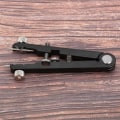 Miniatyrbilde 8 av 8: 6825 Alloy Watch Strap Remover Juster Tool V-formet fjærstangtang (svart 6-pins)