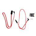 Miniatyrbillede 1 af 8: M.2 til 2 porte SATA3.0 6Gbps JMB582 Chip M.2 til 2 porte SATA3.0 udvidelseskort til computer til Windows
