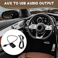 Miniatyrbillede 4 af 5: 7 Tommer Bil Skærm Audio Input AUX til USB Audio til