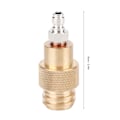 Miniatyrbillede 2 af 5: TR21-4 Han Messing Sodavand Adapter Tilbehør til SodaStream Club - Guld - 1 stk.