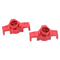 Miniatyrbillede 6 af 8: 2 stk. aluminiumslegering styrekop RC bil reservedele til MJX 16208 16207 16210 1/16 RC bil rød