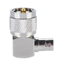 Miniatyrbillede 1 af 8: 1 STK UHF PL-259 han til BNC hun retvinklet adapter RF koaksial adapter stik