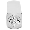 Miniatyrbillede 2 af 8: 6mm 1/4\" Metal håndstempel design punch værktøj til DIY smykker udskæring fremstilling af håndværkLeaf