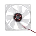 80mm LED Lys 12V 4Pin Lydløs PC Kabinet Køleventilator Computer Køler Farverig