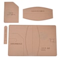 Miniatyrbild 1 av 8: Läder mall Set Transparent akryl DIY handgjorda anteckningsbok cover Craft Tool