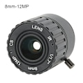 Pikkukuva 1 / 8: 8mm 12MP HD F1.2 1/2.5 CS Interface Security Kiinteä CCTV-linssi kameralle