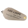 Miniatyrbilde 4 av 8: 10x Juvelerlupe Profesjonell Lommeforstørrelsesglass med LED-lys for Smykker Planter Mynter Klokker