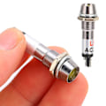 Miniatyrbillede 8 af 8: 10 stk. DC 24V indikatorlys signallamp i rustfrit stål 8mm signallamp pæreindikator gul