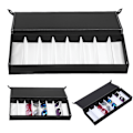 Miniatyrbild 6 av 8: 8 Grids Dammtät Glasögon Case Organizer Solglasögon Förvaringslåda Smycken Display Container