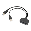 Pikkukuva 6 / 8: SATA– USB 3.0 -sovitinkaapeli 6 Gbps High Speed ​​Plug and Play Hot Swap -kiintolevysovitin 2,5 tuuman HDD SDD:lle