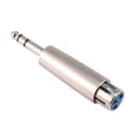 Pikkukuva 8 / 8: 4 kpl 3-nastainen XLR naaras - stereo 6,35 mm 1/4" Plug Audio mikrofoni Mic Adapter -liitin