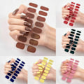 Miniatyrbild 2 av 5: Självhäftande Nagelstickers, Glitter Gradient Nageldekorationer, 16 Stycken9