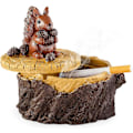 Miniatyrbild 1 av 5: Utomhus Askkoppar för Cigaretter Söt Askkopp i Harts med Lock, Ekorre, för Hem och Trädgård