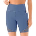 Miniatyrbilde 3 av 5: Høytaljede Mesh Biker Shorts XL Blå