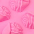 Miniatyrbillede 3 af 4: Blomster Lollipop Form - 2 Stykker, Silikonbakke til Hård Karamel, Chokolade, Gele-Gummibamser