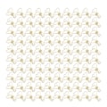 Miniatyrbillede 3 af 8: 100 stk. Binder Clips Hjerteform Lang Hale Form Metal Jern Hul Design Mini Sjov Binder Clips til Dokumenter Billetter Guld