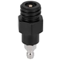 Miniatyrbilde 3 av 8: 8mm hann hurtigkobling til hann gjenge TR21-4 CO2 sylinder tank adapter kobling for Soda Club(svart )