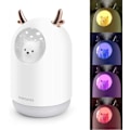 Miniatyrbillede 1 af 5: 300 ml Mini Luftfugter, Støjsvag Luftfugter med LED-lys, USB Skrivebordsluftfugter Vandfri Auto Sluk for Hjem/Soveværelse/Kontor