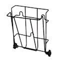 Miniatyrbillede 5 af 8: Rustfrit Foldbar Isskovlholder i Metal - Heavy Duty Isskovlholder til Isspand, Køkkenfryser, Bar, Fest, Bryllup