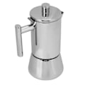 Miniatyrbillede 3 af 8: Kaffe-fremstillingskande i rustfrit stål, poleret kaffekande til komfur, køkkenredskab til induktionskomfur, 200 ml til 4 kopper