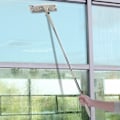 Pikkukuva 3 / 8: Khaki Kaksipuolinen Long Rod Rotate Window Cleaner Pyyhkimen vetolastan puhdistusharjan puhdistustyökalu