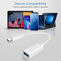 Miniatyrbild 4 av 5: 2 st Vita USB C Hane till USB 3.0 Hona Adapter 2-Pack, Thunderbolt 3 Typ C OTG-omvandlare för MacBook Pro, iPad Air 4 5, Galaxy Z Fold 5, S23 S22 Plu