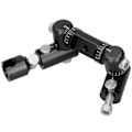 Miniatyrbillede 2 af 8: Dobbeltsidet V-stang bueskydningsstang stabilisator justerbar hurtig afbrydelse montering skydeværktøj sort