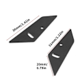 Miniatyrbillede 5 af 5: RC Bagvinge Hækspoiler Kit til 1/10 RC TT02 TT01 FWO6 LC PTG PTG2