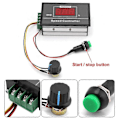 Miniatyrbillede 2 af 4: DC 6-60V PWM DC Motor Hastighedsregulator (PWM) Guvernør Regulator
