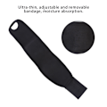 Miniatyrbillede 7 af 8: Unisex Justerbar Elastisk Håndledsbøjle Håndledsrem Beskyttelse Fitness Hand Wraps Sort Gratis Str.