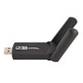 Miniatyrbilde 7 av 8: 1300M USB WiFi-adapter 2.4G 5.8G USB3.0-grensesnitt Plug and Play WiFi-adapter med doble antenner for nettbrett bærbare datamaskiner