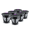Miniatyrbild 1 av 4: 4-pack Återanvändbara K-Koppar för Multistream-Teknik Läcksäkra Rostfritt Stål Mikro-Nät Kaffe Pods