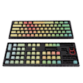 Miniatyrbilde 1 av 8: Keycaps PBT Translucent Sublimering Regnbue Gradient Mekanisk 108 Keycaps for 108/87/61 Key Keyboard Universal