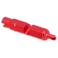 Miniatyrbillede 7 af 8: 10 STK Cykelventil Core Remover Tool Kit Reparationssæt Fransk messing til Mountain Bicycle Red