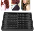 Miniatyrbillede 5 af 8: 18 stk Professionel Perming Hair Roller Husholdnings-DIY Bølget krøllet hår Curler Styling Tool Black
