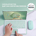 Miniatyrbilde 4 av 5: Touchpad Tastatur Etui for Xiaomi Mipad Pad 5 Pro (Grønn)